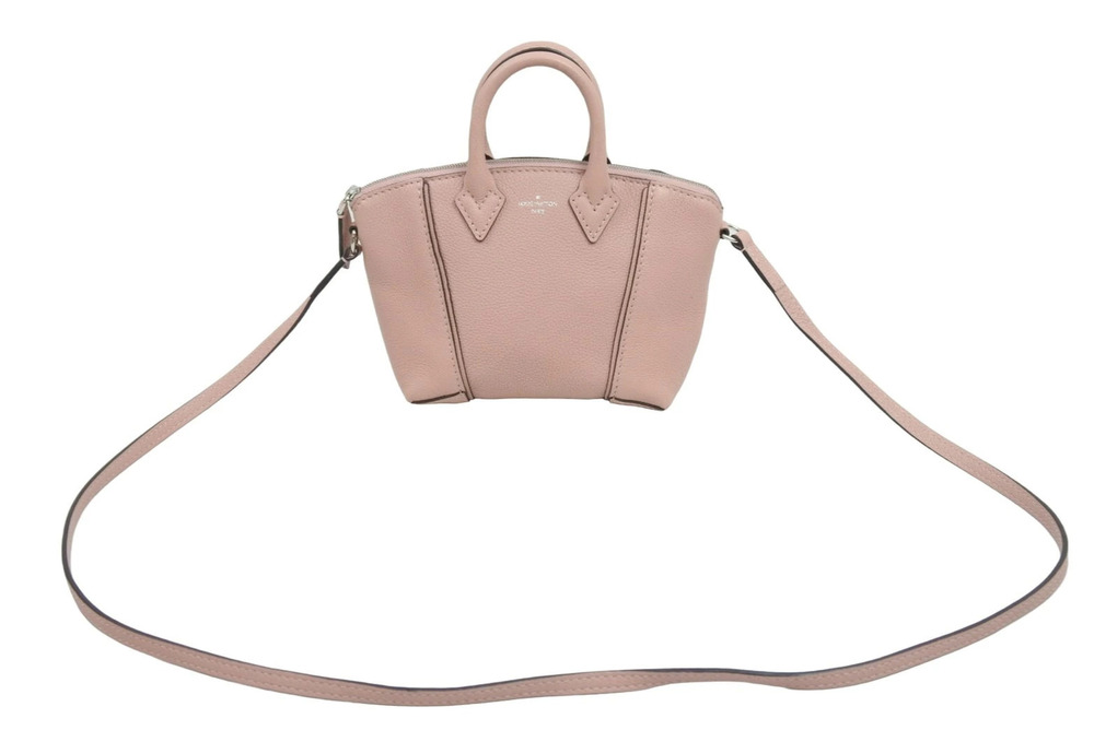Louis Vuitton Parnassa Lockit Bag Leather Magnolia Pink Silver